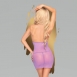 Пеньюар в комплекте с трусиками Penthouse Bedtime story ML2