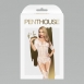 Белый неконтактный комбинезон с имтацией чулок Penthouse Sugar drop XL2