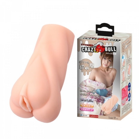Мини-мастурбатор в виде вагины с эффектом самолубрикации Crazy Bull Heart Shape