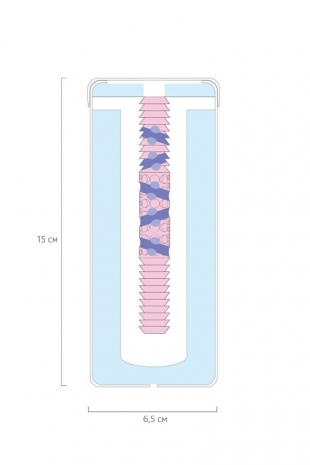 Мастурбатор в колбе Himekanou Wide Cup Pleasure Ibobida Type
