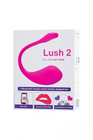 Виброяйцо Lovense Lush 2 (13 режимов, синхронизируется со смартфоном)
