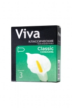 Классические презервативы VIVA (3 шт)
