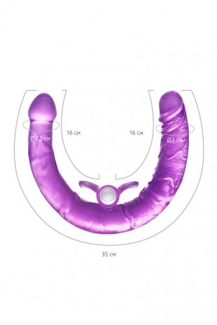 Фаллоимитатор двусторонний с вибропулей Double Dildo with Vibro Bullet