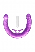 Фаллоимитатор двусторонний с вибропулей Double Dildo with Vibro Bullet