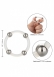 Эрекционное кольцо Steel Beaded Silicone Ring L2