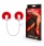 Оковы на ноги с красным мехом Ankles Cuffs