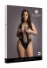 Бесшовное боди с узором Contrast Fence Net Teddy XL3