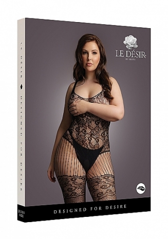 Комбинезон с имитацией чулок Le Desir XL