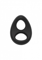 Эрекционное кольцо с петлей для мошонки Soft Silicone Stallion C-Ring