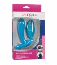Массажер простаты с пульсирующей головкой на ДУ Silicone Remote Pulsing Pleaser (12 режимов)