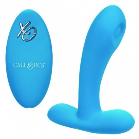 Массажер простаты с пульсирующей головкой на ДУ Silicone Remote Pulsing Pleaser (12 режимов)