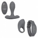 Универсальный набор для пар на ДУ SILICONE REMOTE ADVENTURE SET (12 режимов)0