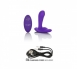 Массажер простаты с вибрацией и движением на ДУ Silicone Remote Pinpoint Pleaser (3+12 режимов)3