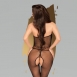 Контактный комбинезон с открытыми плечами Penthouse First Lady SL1