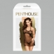 Черный пеньюар со стрингами Penthouse All yours LXL2