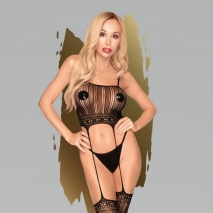 Боди-комбинезон с имитацией чулок и топа Penthouse Sex dealer XL
