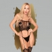 Боди-комбинезон с имитацией чулок и топа Penthouse Sex dealer SL0