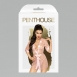 Розовый соблазнительный полупрозрачный халат Penthouse Midnight mirage XL2