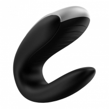 Парный вибратор на ДУ Satisfyer Double Fun (синхронизируется со смартфоном)