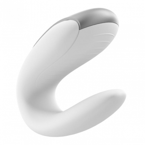 Парный вибратор на ДУ Satisfyer Double Fun (синхронизируется со смартфоном)