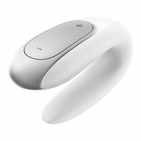 Парный вибратор на ДУ Satisfyer Double Fun (синхронизируется со смартфоном)