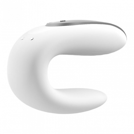 Парный вибратор на ДУ Satisfyer Double Fun (синхронизируется со смартфоном)