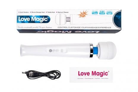 Перезаряжаемый супер мощный вибромассажёр Love Magic (10 режимов, 10 скоростей)