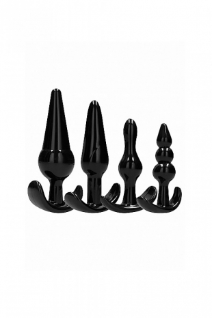 Набор гибких анальных пробок для ношения № 80 4-Piece Butt Plug Set