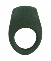 Перезаряжаемое эрекционное вибро-кольцо Emerald Love Luxurious Vibro Cock Ring (10 режимов)