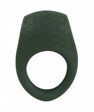 Перезаряжаемое эрекционное вибро-кольцо Emerald Love Luxurious Vibro Cock Ring (10 режимов)