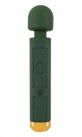 Универсальный перезаряжаемый вибромассажер Emerald Love Luxurious Wand Massager (10 режимов)