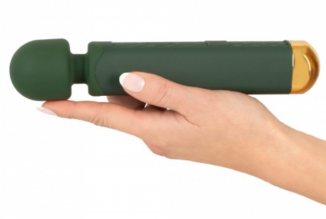 Универсальный перезаряжаемый вибромассажер Emerald Love Luxurious Wand Massager (10 режимов)