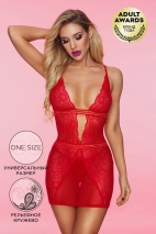 Красная кружевная комбинация Сandy Girl Desiree