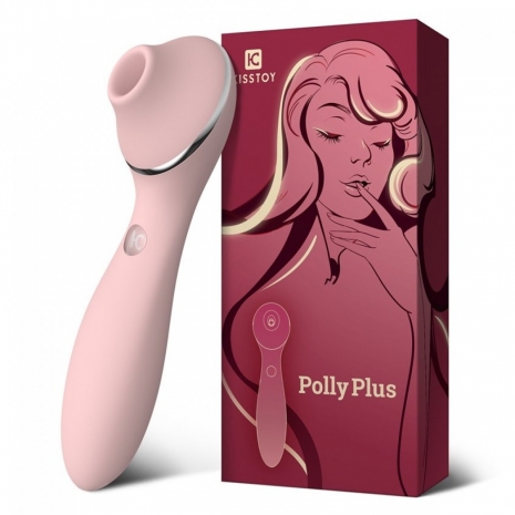 Вакуумный стимулятор клитора с вибрацией и нагревом Polly Plus (3+10 режимов)