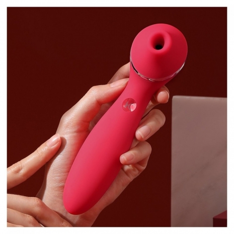 Вакуумный стимулятор клитора с вибрацией и нагревом Polly Plus (3+10 режимов)