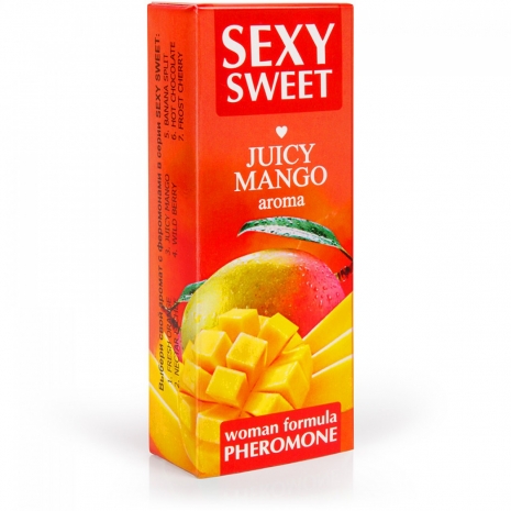 Арома средство для тела с феромонами SEXY SWEET JUICY MANGO с ароматом манго (10 мл)
