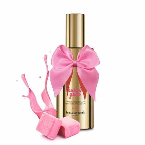 Увлажняющий гель для тела Bubblegum 2 in 1 - Scented Silicone Massage and Intimate Gel