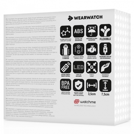 Вибро-яйцо с пультом управления WEARWATCH EGG (7 режимов)