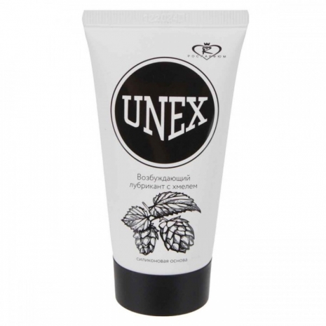 Возбуждающий силиконовый лубрикант Unex с хмелем (50 мл)