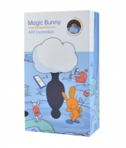 Анальная вибровтулка с хвостиком MAGIC BUNNY (10 режимов, синхронизируется со смартфоном)