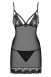 Сексуальный пеньюар с кружевом Wonderia Chemise SM4