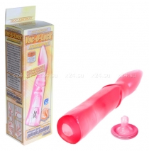 Анальная насадка из серии VAC-U-LOCK Pink Jellie