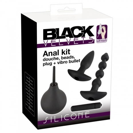 Универсальный анальный набор с вибрацией Anal Kit (5 режимов)