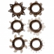 Набор эрекционных колец на пенис Tickler 6 Ring Set (6 шт)0