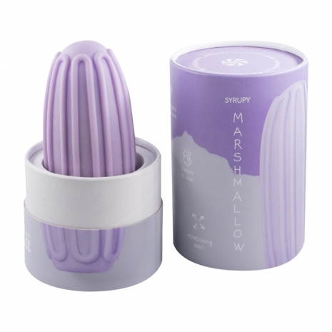 Двухсторонний мастурбатор закрытого типа MARSHMALLOW MAXI SYRUPY PURPLE