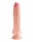 Крупный реалистичный фаллоимитатор с мошонкой King Cock+ Triple Density 9"