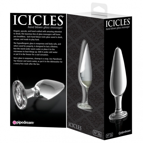 Стеклянная прозрачная пробка Icicles No. 26
