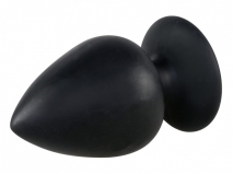 Большая анальная пробка BLACK VELVETS Butt Plug Large