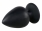 Большая анальная пробка BLACK VELVETS Butt Plug Large