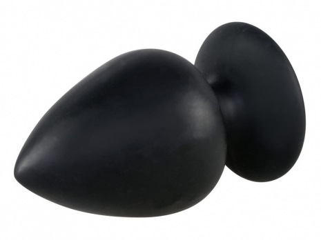Большая анальная пробка BLACK VELVETS Butt Plug Large